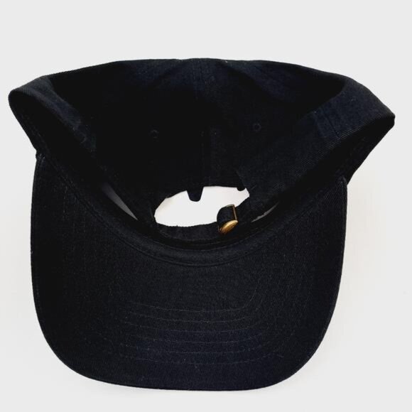 Raising Hell Hippies Cowboys Retro Vintage Style Dad Hat Cap Black Cotton Relax - Picture 5 of 5